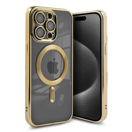 Nakładka MagSafe CHROME iPhone 17 złota